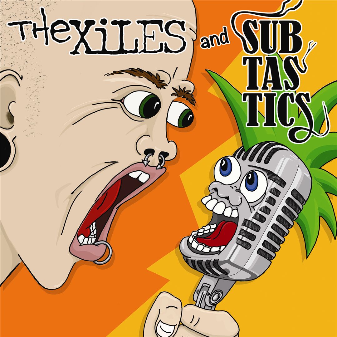 The Xiles/Subtastics Split 7 Inch cover art