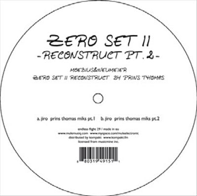 Zero Set II: Reconstruct, Pt. 2 cover art